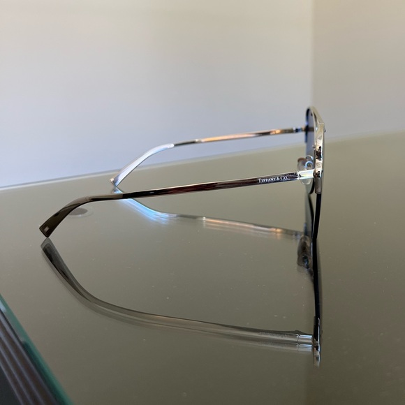 Tiffany & Co. Silver and Blue Sunglasses - Picture 5 of 12